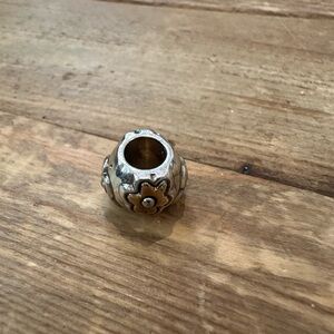 Brighton Silver Floral Accent Bead